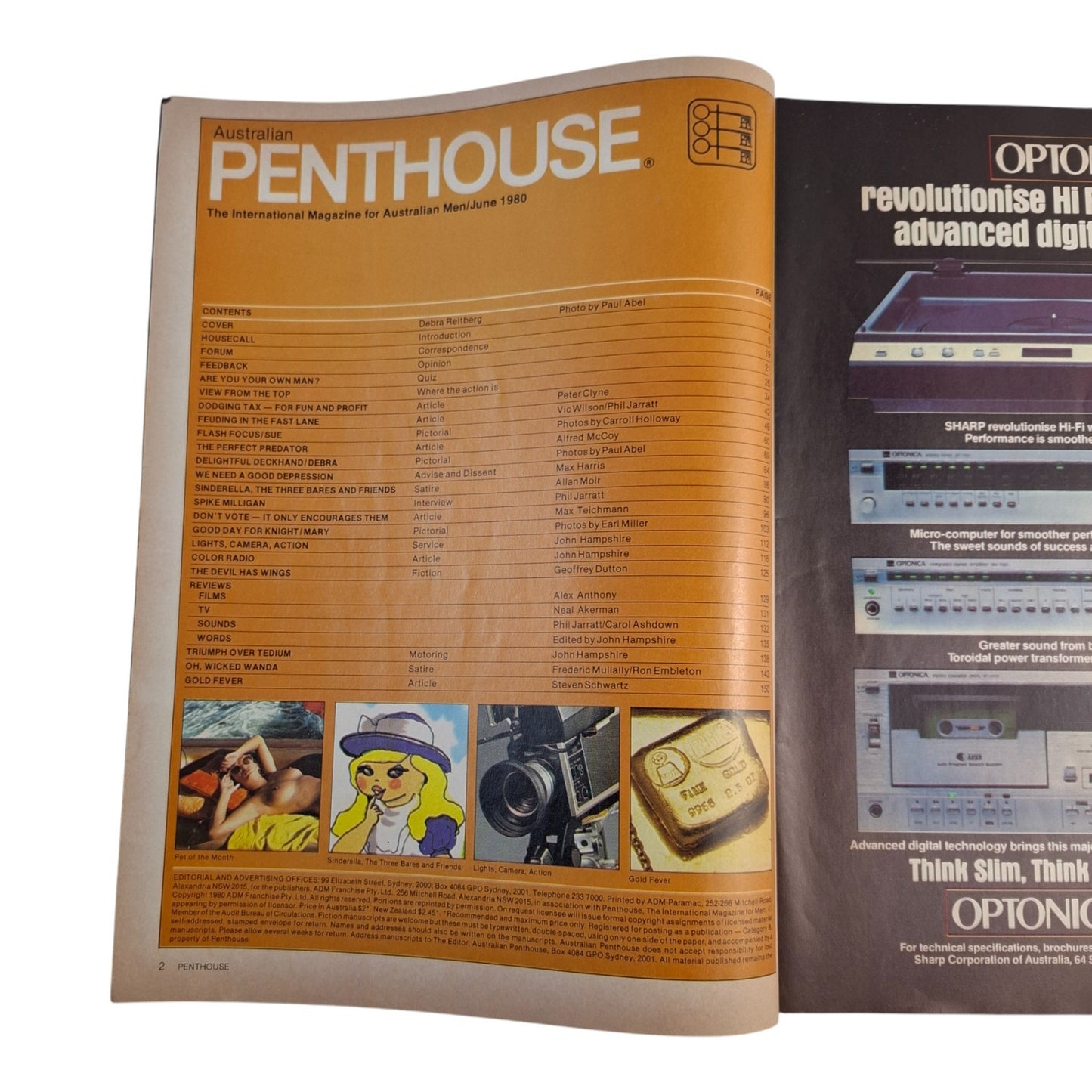 Australian Penthouse Magazine - June 1980 - Tax Dodging / Debra Rietberg
