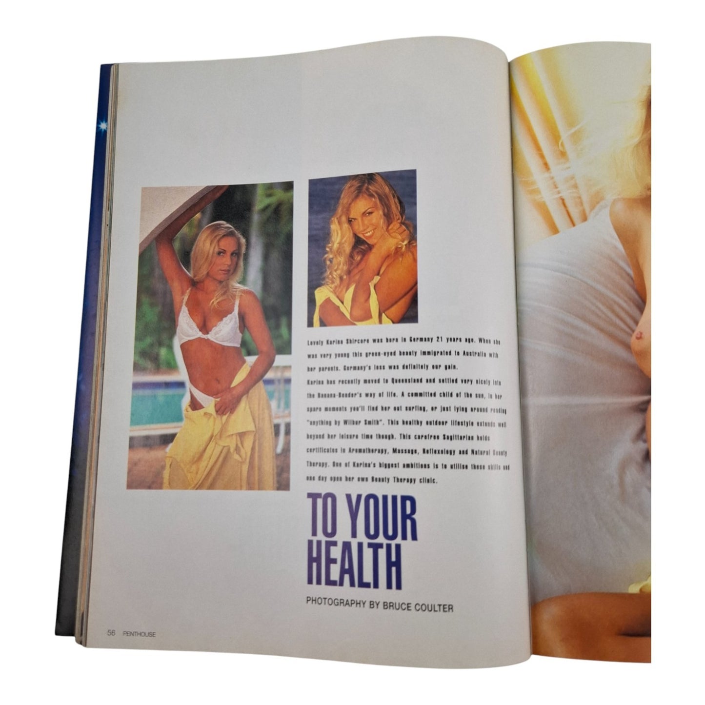 Australian Penthouse Magazine - Black Label August 1994 Karina