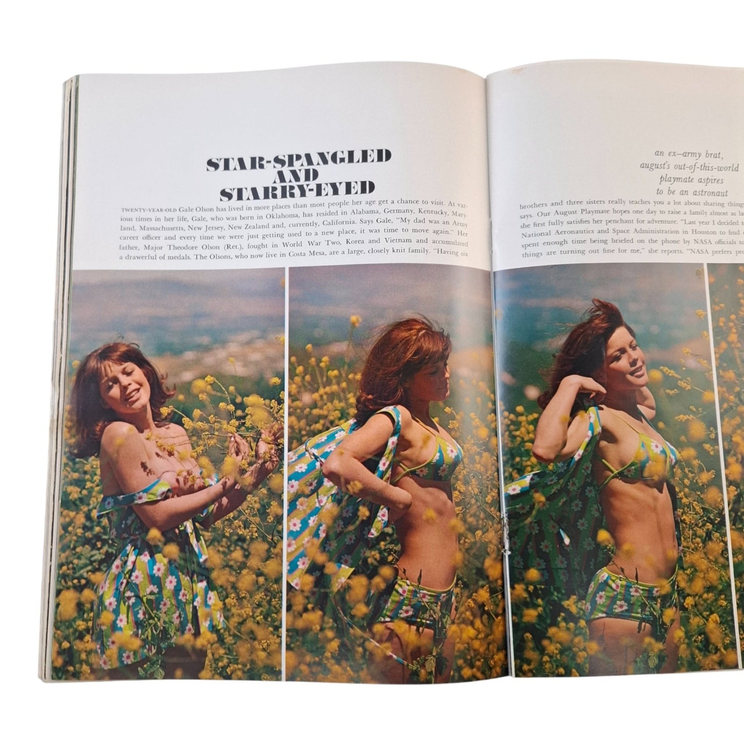 Playboy Magazine August 1968  Aino Korva  / Gale Olson