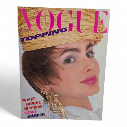 Vogue Australia Magazine November 1985 Alexa Singer