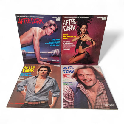 After Dark Magazine Lot 12 Issues 1979 Gay Men Entertainment Complete Year RARE!