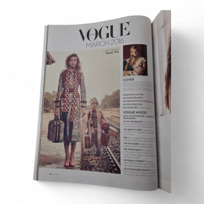 Vogue Australia Magazine March 2016 Elle Fanning Cover COMPLETE