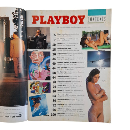 Australian Playboy Magazine May 1993 Stephanie Seymour / Suzie De`Atta