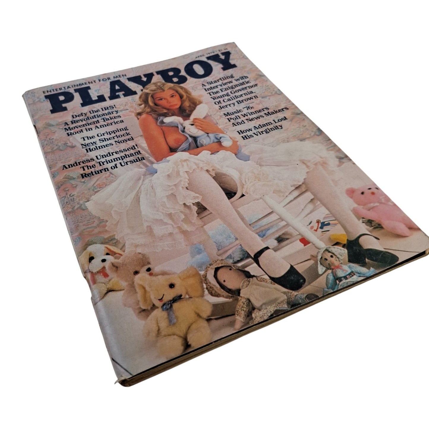 PLAYBOY MAGAZINE April 1976 Kristine De Bell Denise Michele Complete