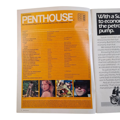 Australian Penthouse Magazine September 1981 Carolynda / Pet of the YEAR