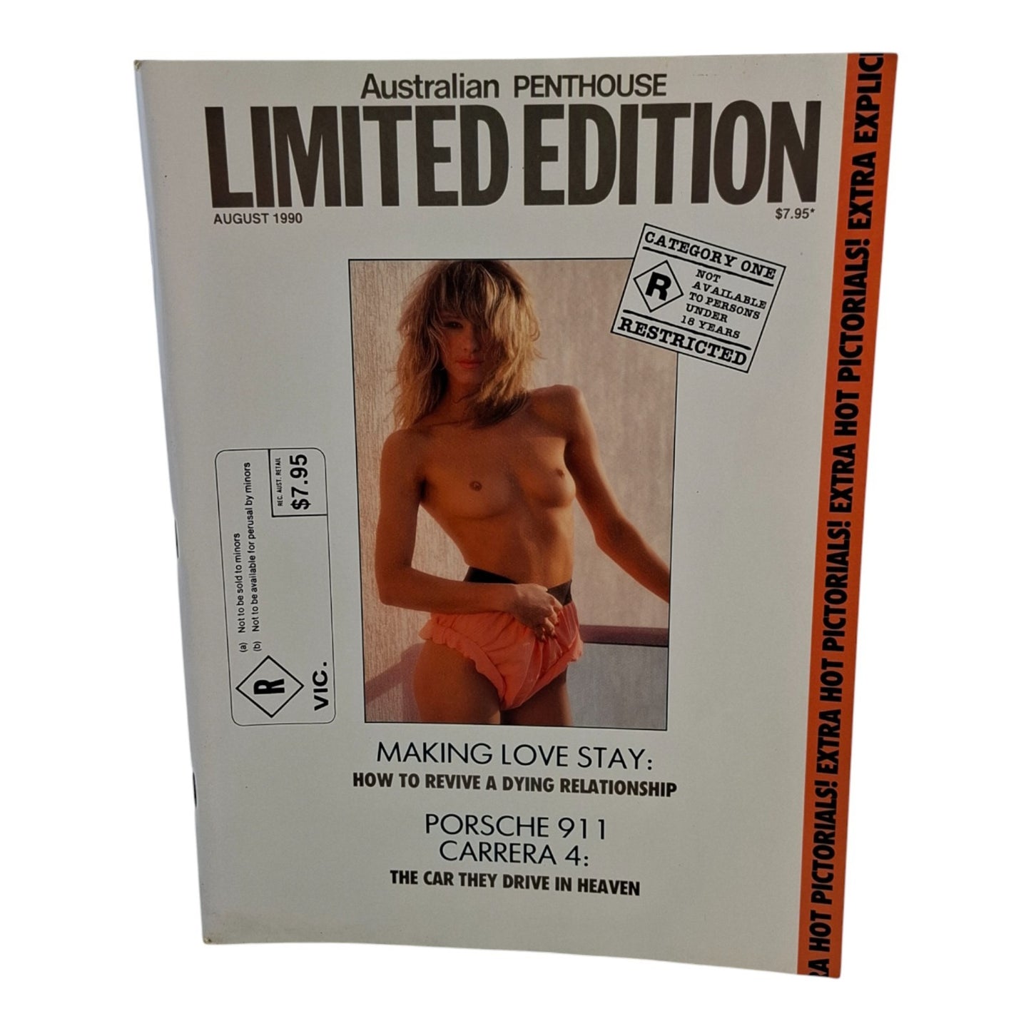 Australian Penthouse Magazine - Limited Edition August 1990 Laura Willis