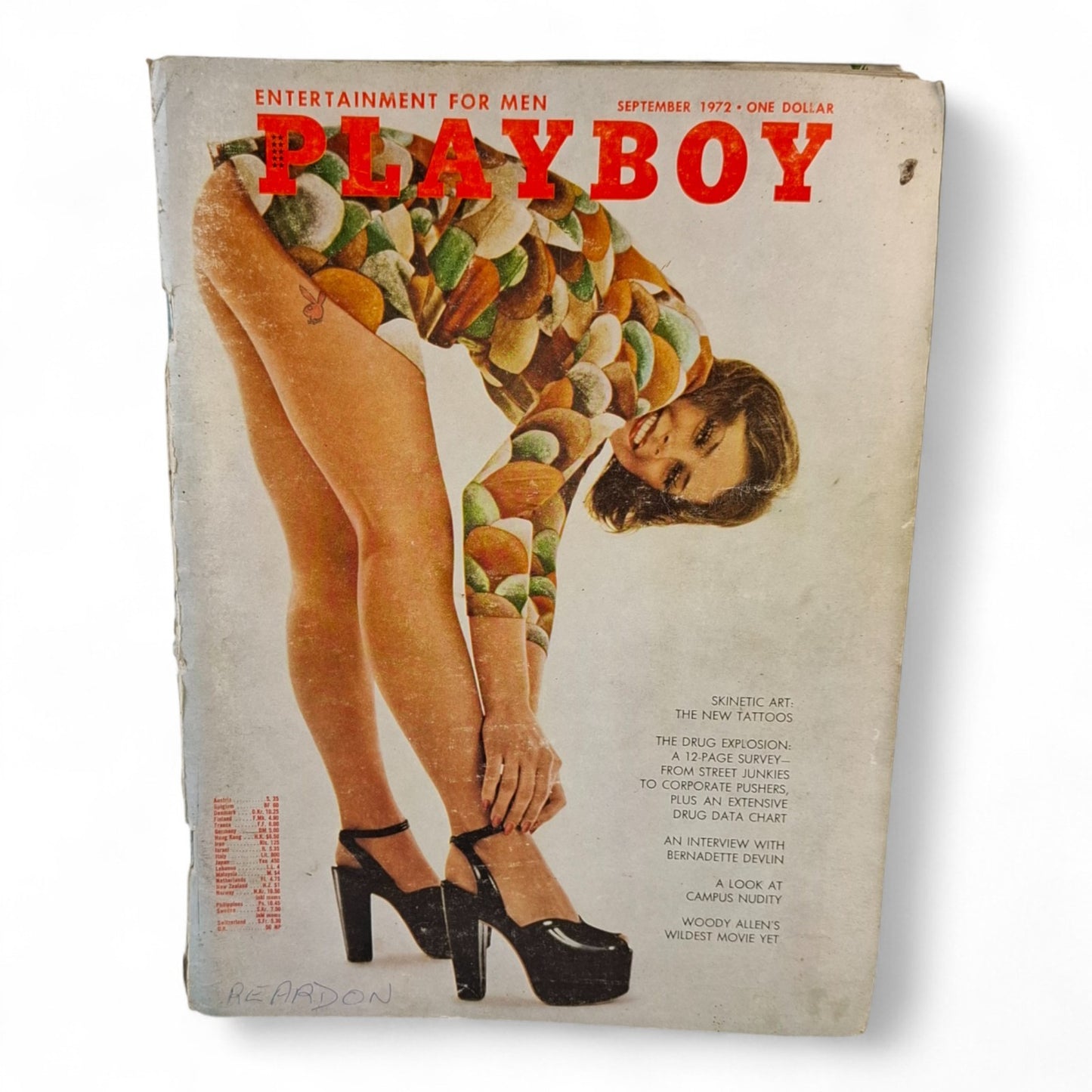 PLAYBOY Magazine September 1972 Sandra Josefski COMPLETE