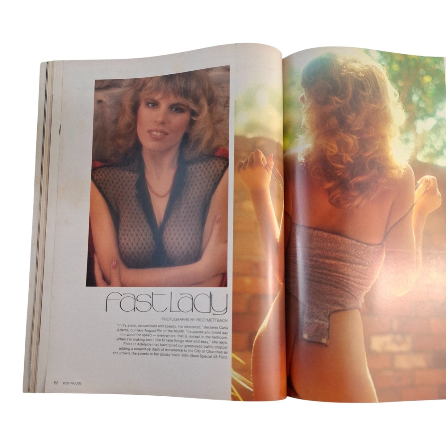 Australian Penthouse - August 1982 - Carla Adams, Jane Felber + Molly Meldrum