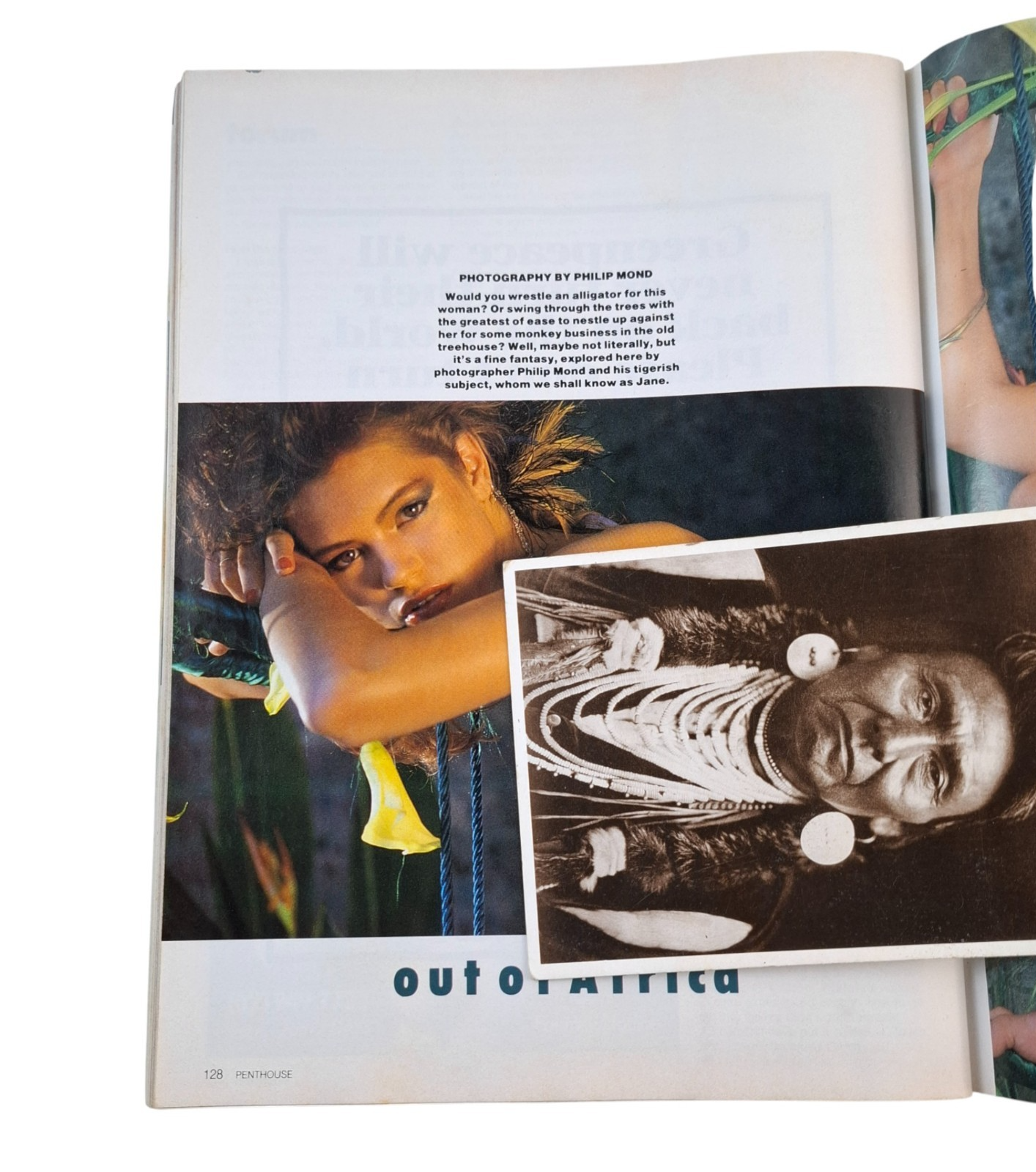 Australian Penthouse Magazine - Black Edition September 1990 Justine