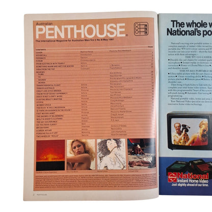 AUSTRALIAN PENTHOUSE Magazine May 1981 Martina Patzal / Brenda Holiday