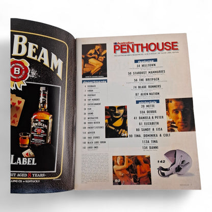 Australian Penthouse Magazine - Black Label August 1997 Elizabeth Rushton