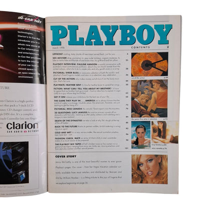 Australian Playboy Magazine March 1998 Lingerie Jenny McCarthy / Heather Kozar