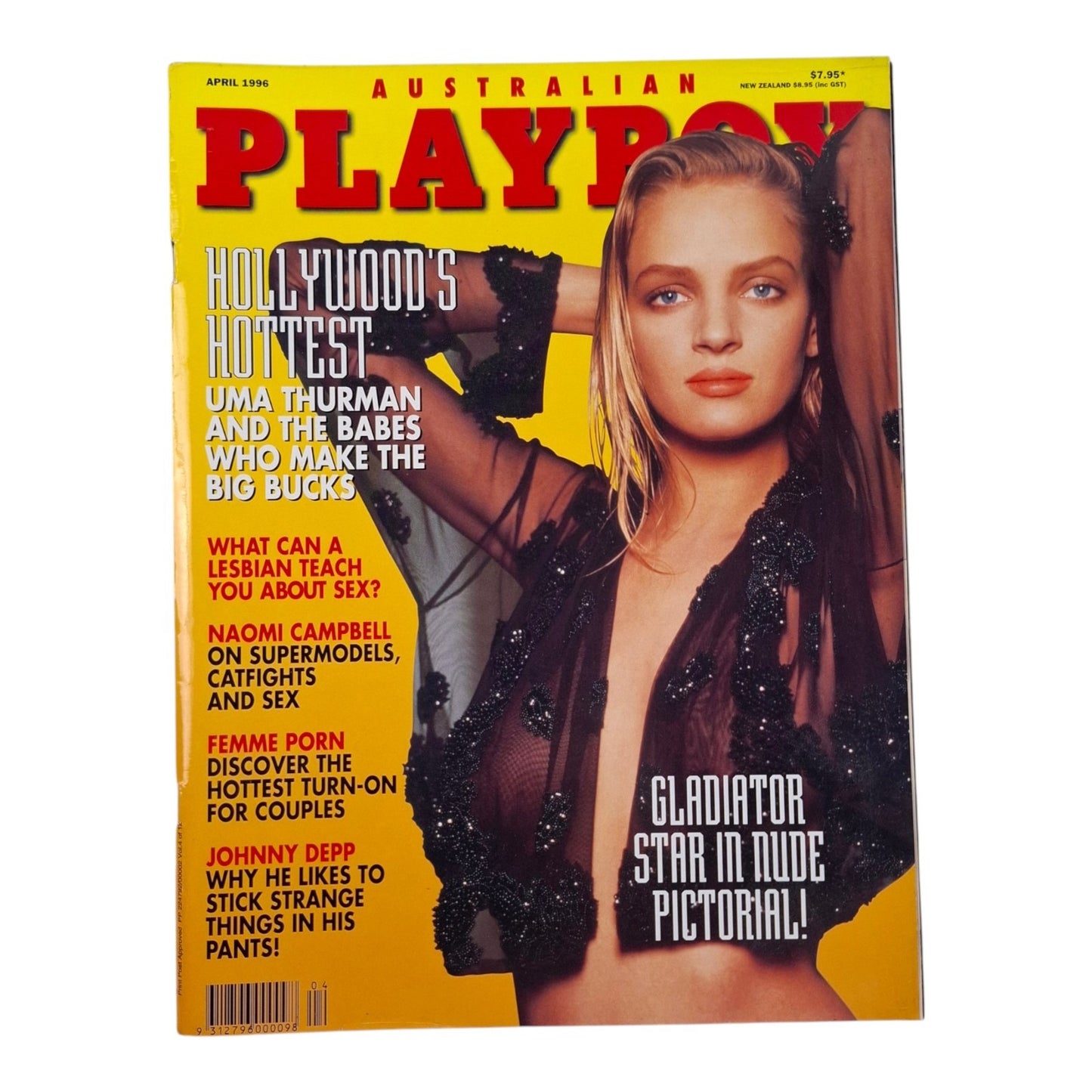 Australian Playboy Magazine April 1996 Uma Thurman / Victoria Fuller