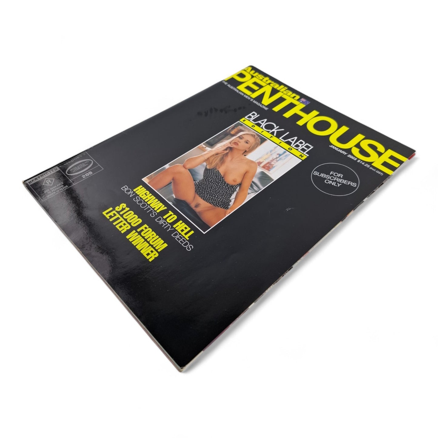 Australian Penthouse Magazine - Black Label January 2003 Lucy