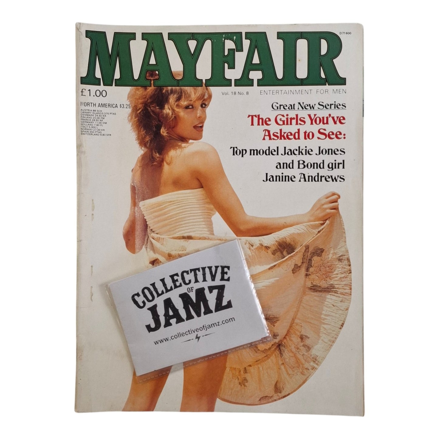 Mayfair Magazine Vol. 18 No. 8 1983 Jackie Jones / Linda Bedford