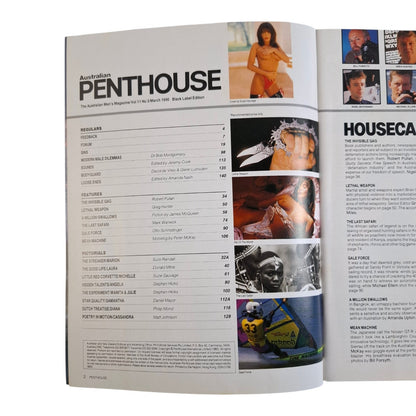Australian Penthouse Magazine March 1990 Michelle Gray / Marion Summers