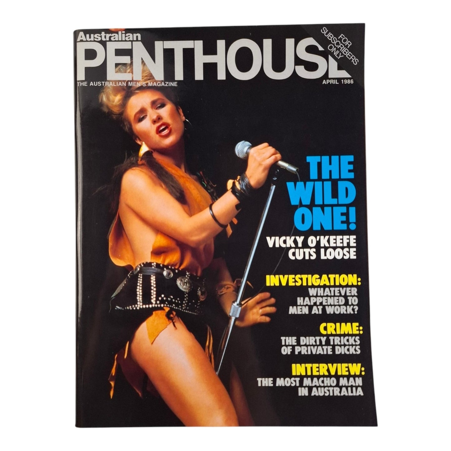 Australian Penthouse Magazine April 1986 - Vicky O'Keefe / Kathleen Azzopardi