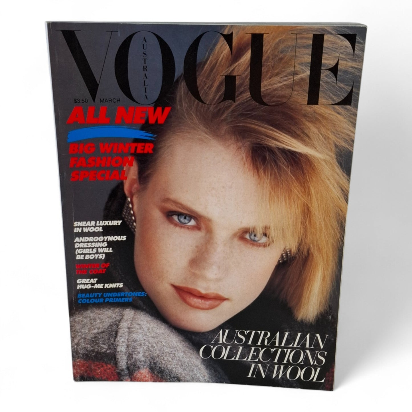 Vogue Australia magazine - March 1984 - with article on Anne Summers