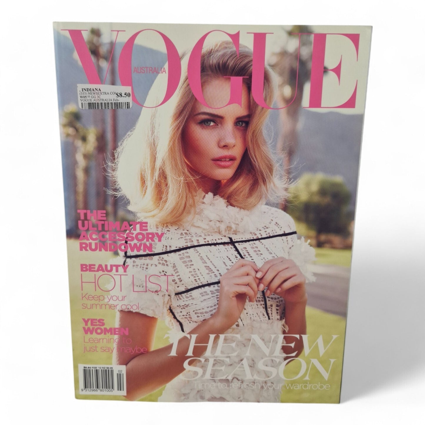 Vogue Australia Magazine February 2012 Marloes Horst Cover EXCELLENT COMPLETE