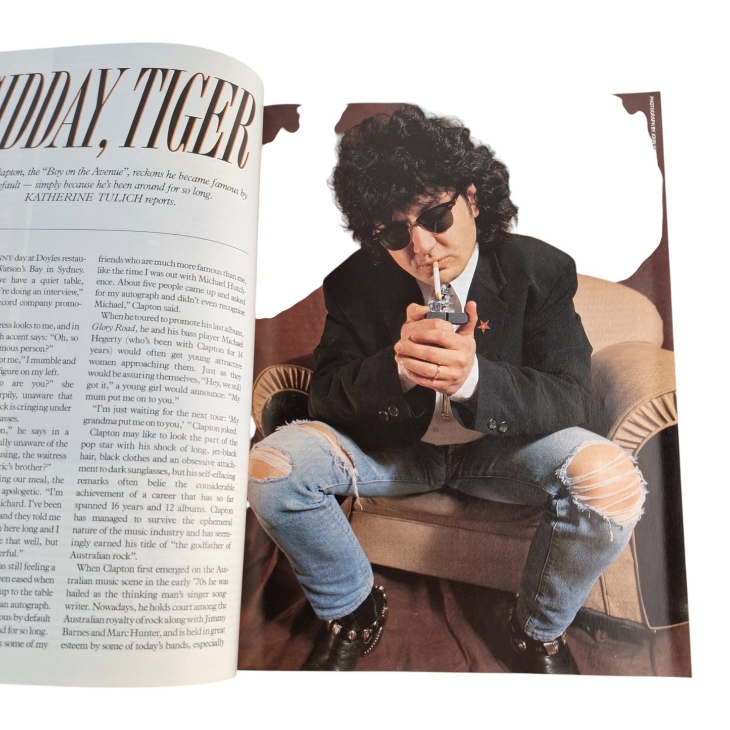 Australian Playboy Magazine April 1989 Lo Toya Jackson Richard Clapton