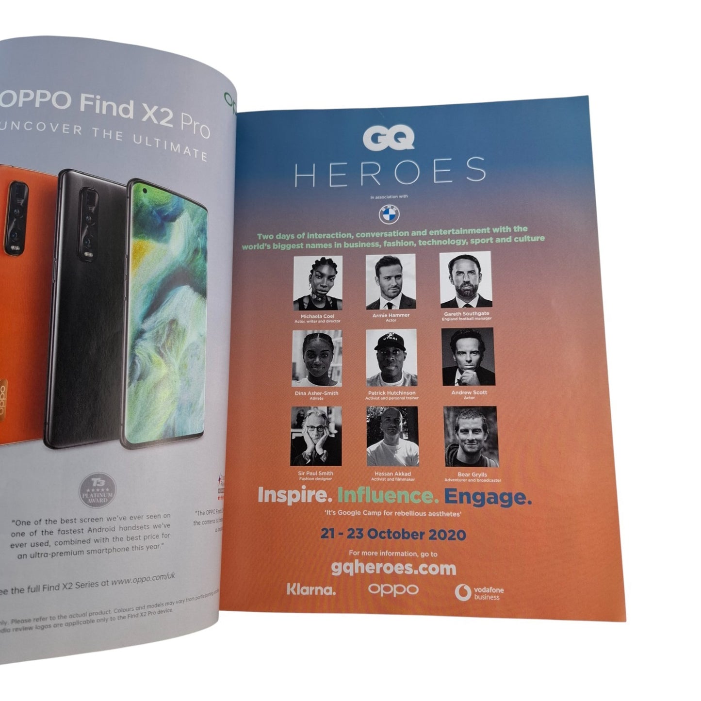 GQ Magazine U.K November 2020 Armie Hammer Cover RARE