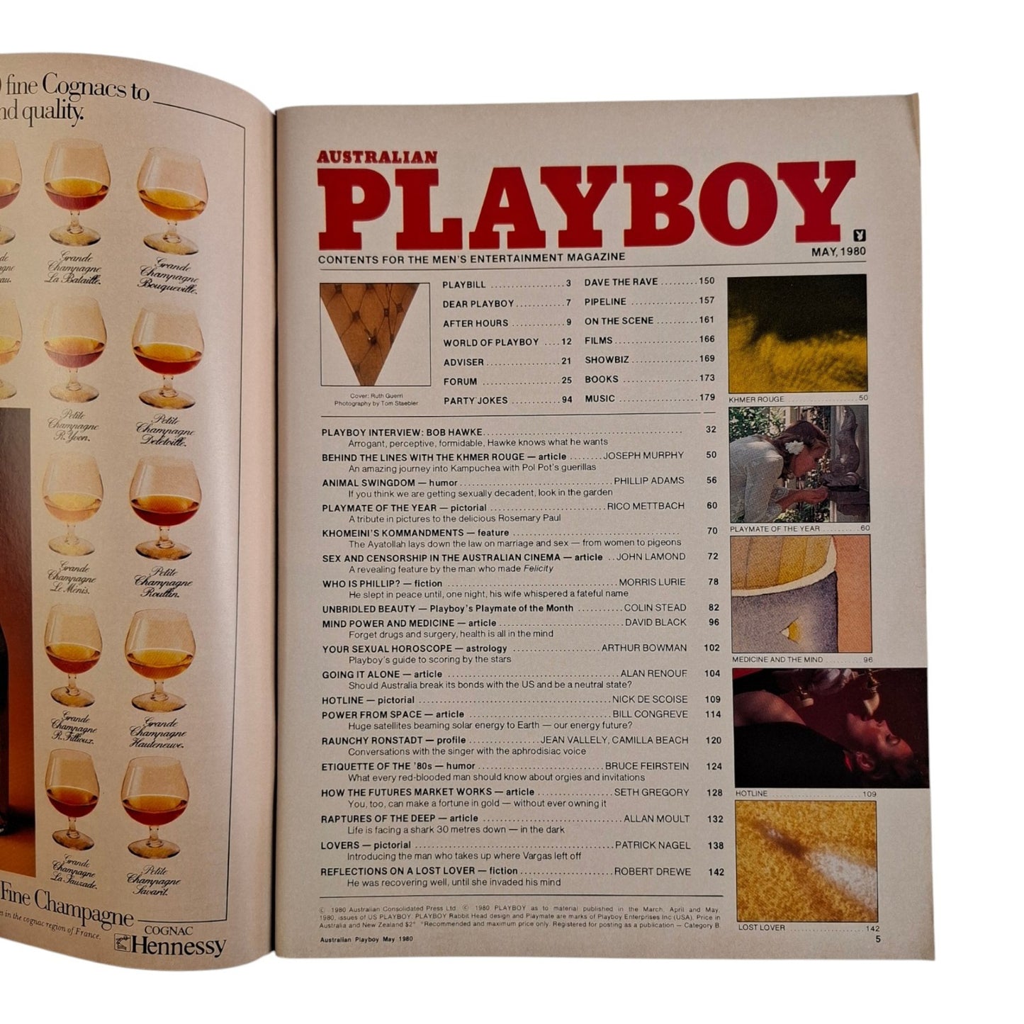 Australian Playboy Magazine - May 1980  Ruth Guerri / Lisa Welch