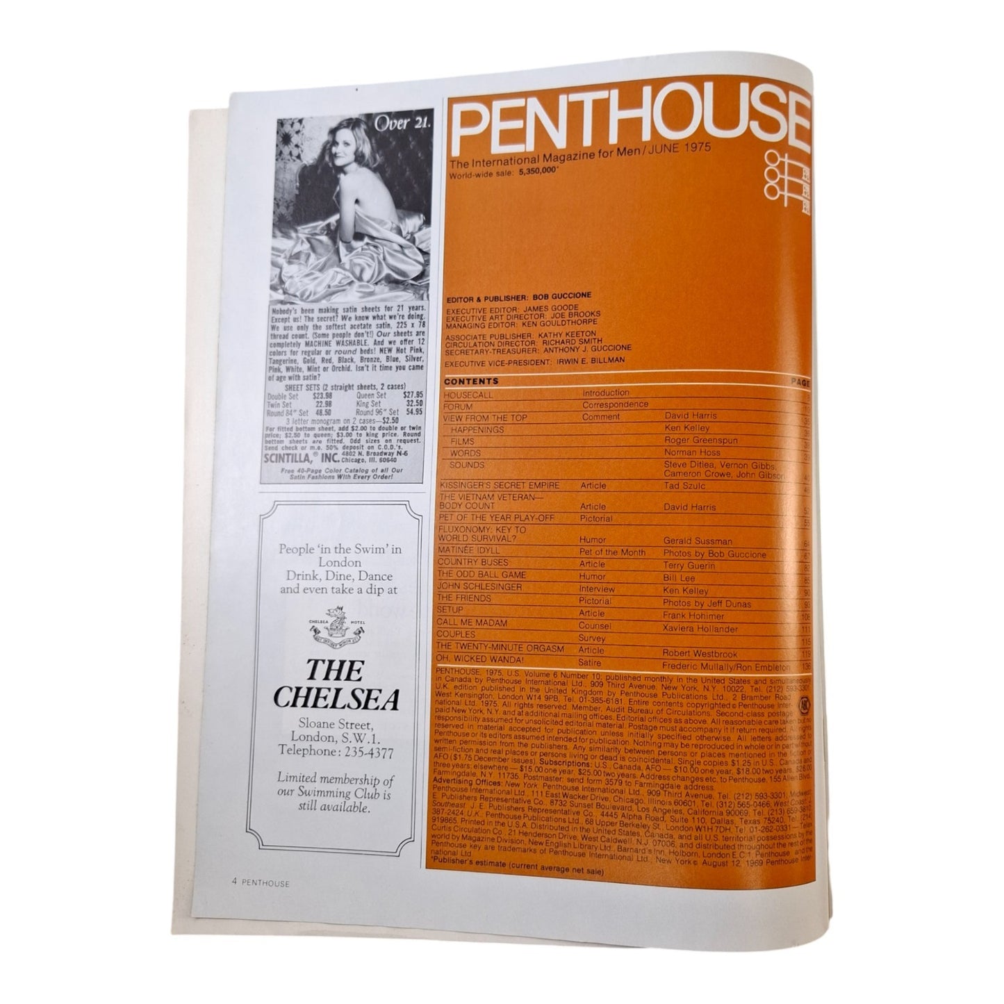 PENTHOUSE U.S Magazine June 1975 Wendy Blodgett
