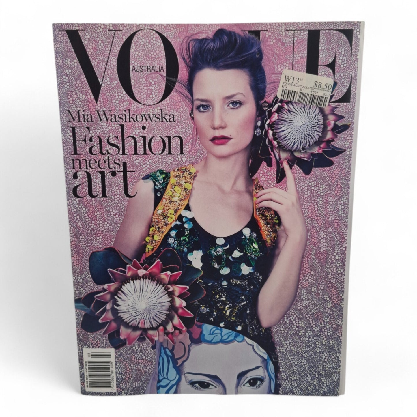 Vogue Australia Magazine March 2014 Mia Wasikowska Cover EXCELLENT