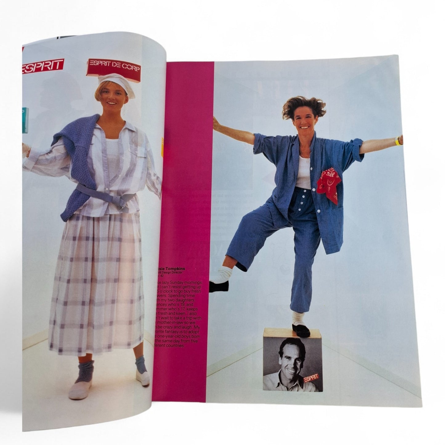 Vogue Australia magazine - July 1985 - CATHERINE EL CHAMMAH JENNY KEE