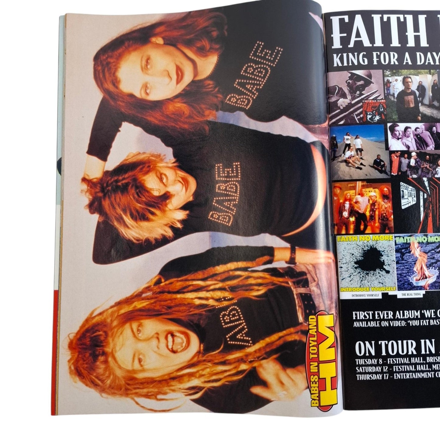 HM Magazine #78 July 1995 The Only Hard Music Monthly July 1995 Faith No