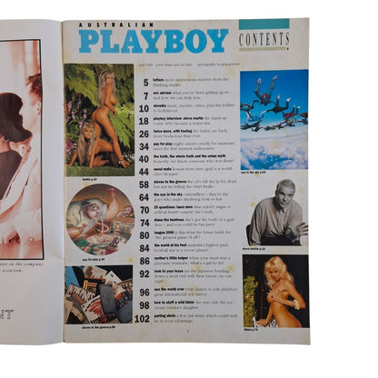 Australian Playboy Magazine April 1993 Barbi Twins / Morena Corwin