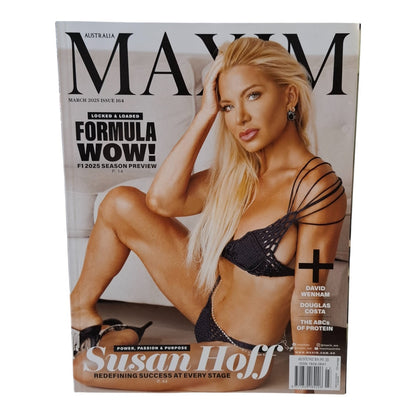 MAXIM Australia Magazine March 2025 Issue 164 Susan Hoff