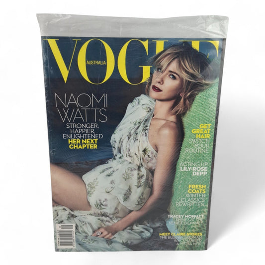 Vogue Australia Magazine June 2017 Naomi Watts Cover NEW