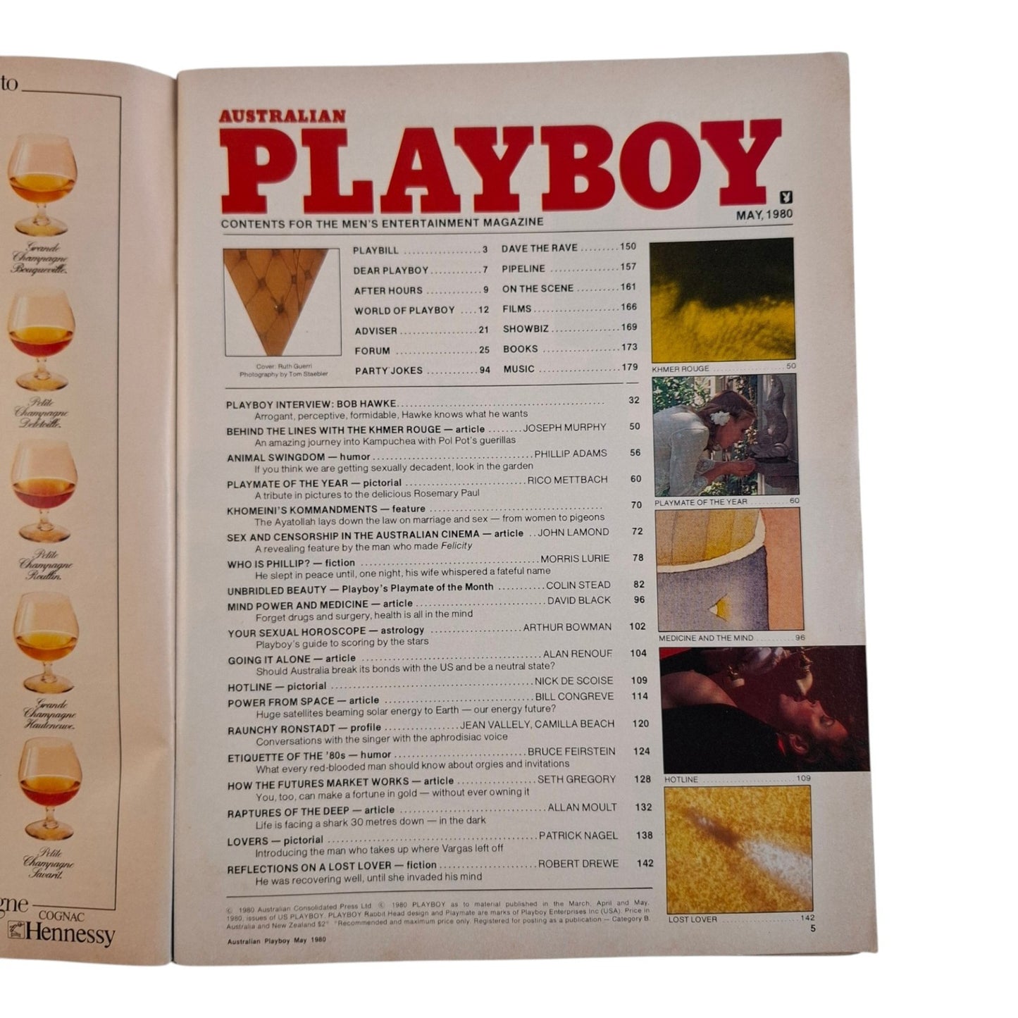 Australian Playboy Magazine - May 1980  Ruth Guerri / Lisa Welch