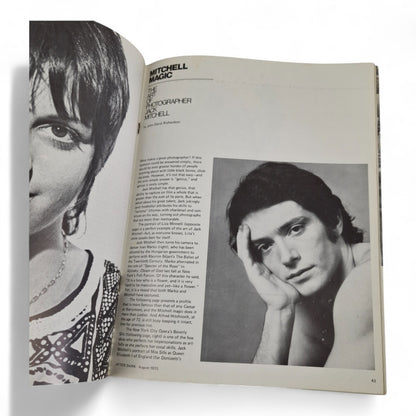AFTER DARK magazine August 1973 Men's Gay culture film theater photos