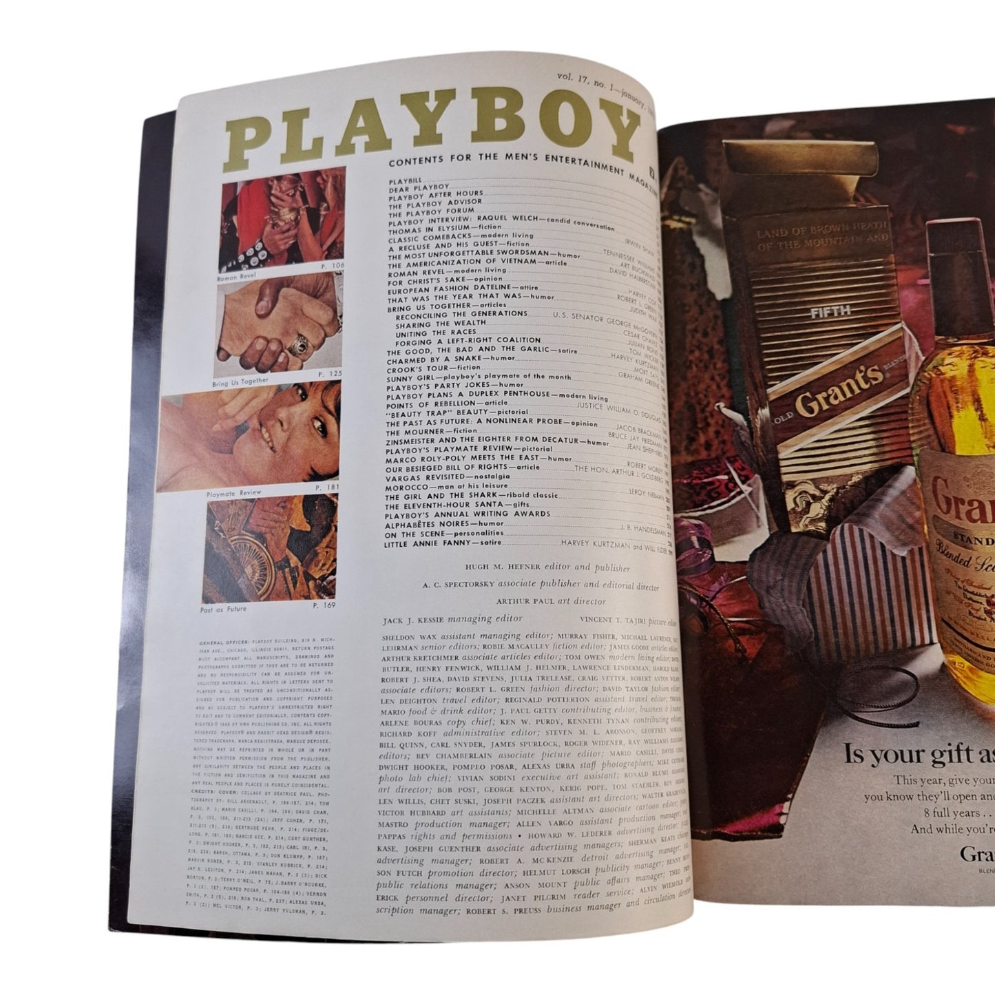 Playboy Magazine January 1970  Jill Taylor