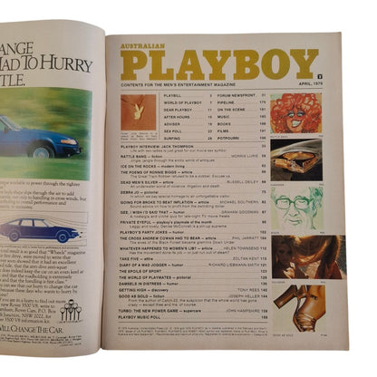 Australian Playboy Magazine April 1979 Julie Malone / Denise McConnell