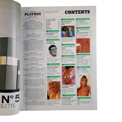Australian Playboy Magazine August 1987 Ellen Stohl / Desiree Brown