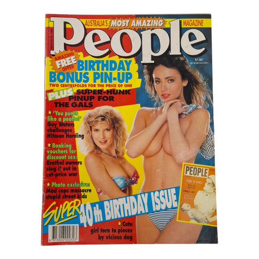 People Magazine Australia March 1990 Kathy Lloyd / Toni Barton
