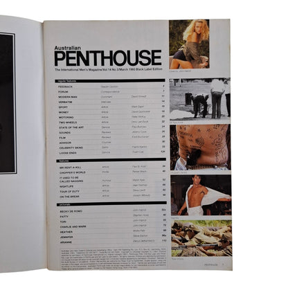 Australian Penthouse Magazine March 1993 Patty Krupy / Tori