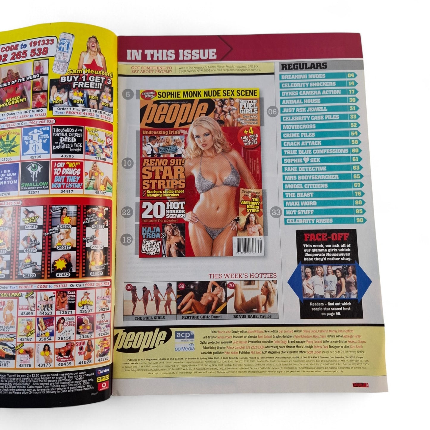 Australian People Magazine August 2007 Irina Voronia