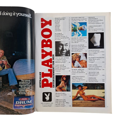 Australian Playboy Magazine December 1982 Tanya Roberts / Marianne Gravatte