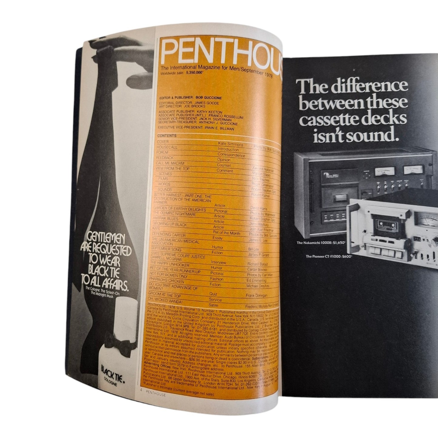 Penthouse Magazine September 1978 Kate Simmons