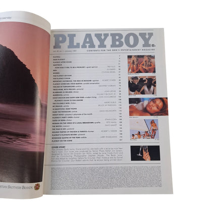 Playboy Magazine January 1993 Barbi Twins / Echo Johnson NO C/F