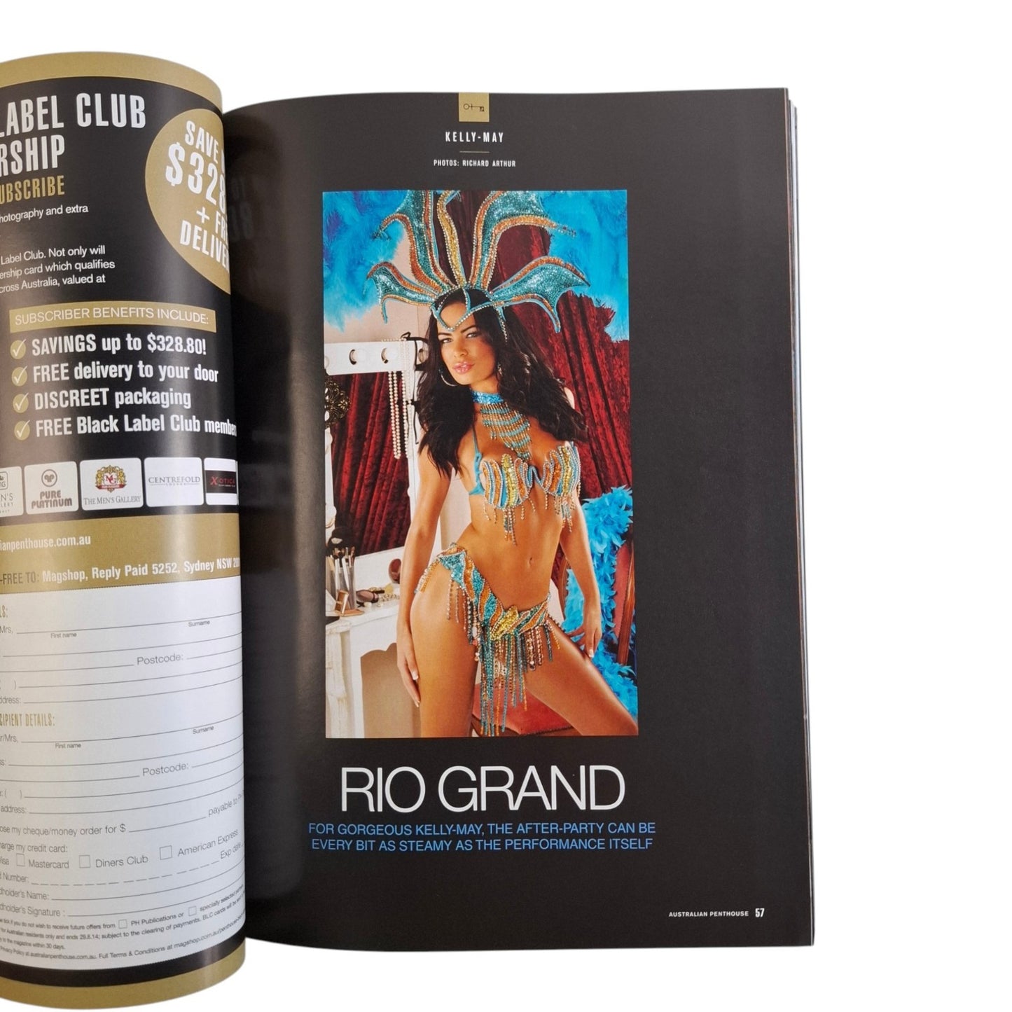 Australian Penthouse Magazine June 2014 Kelly May / Presely Dawson
