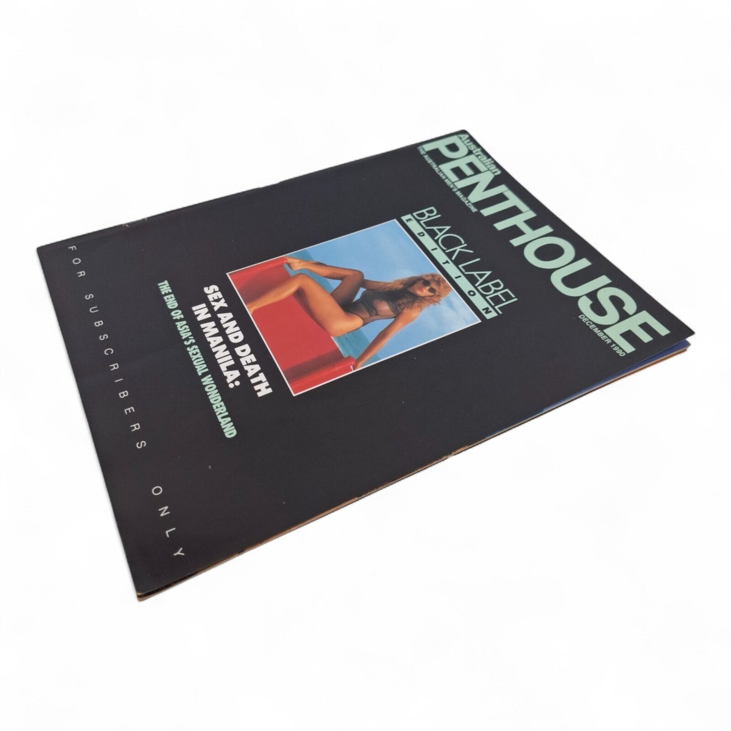AUSTRALIAN PENTHOUSE Men's Magazine Black Label December 1990