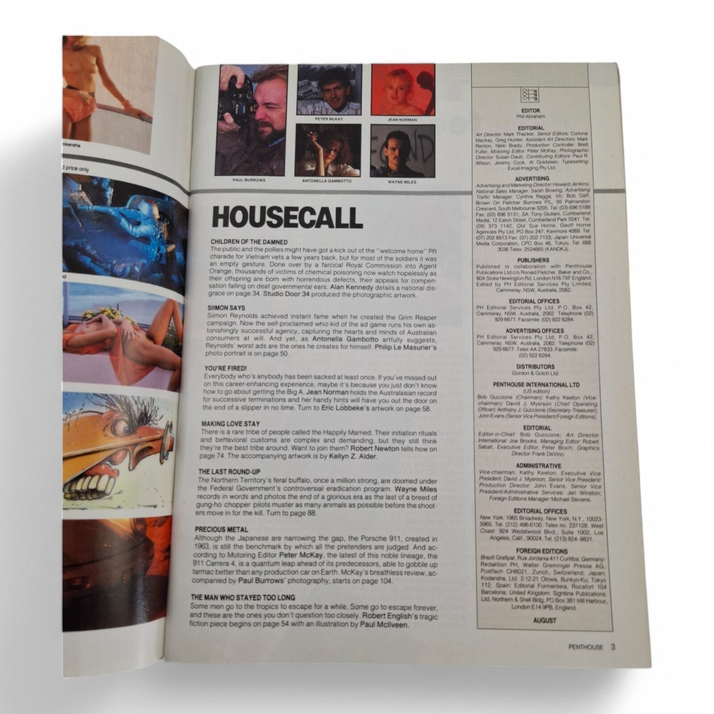 Australian Penthouse Magazine - Black August 1990 Complete Playboy