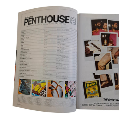 AUSTRALIAN PENTHOUSE Magazine July 1985 Wendy Lee / Carolyn Bosanko
