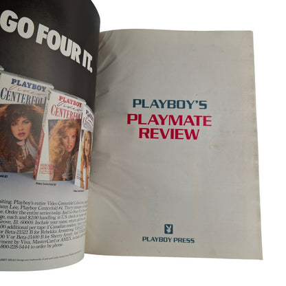 Playboy Magazine Playmate Review Third Annual Roundup 1986 Donna Edmondson