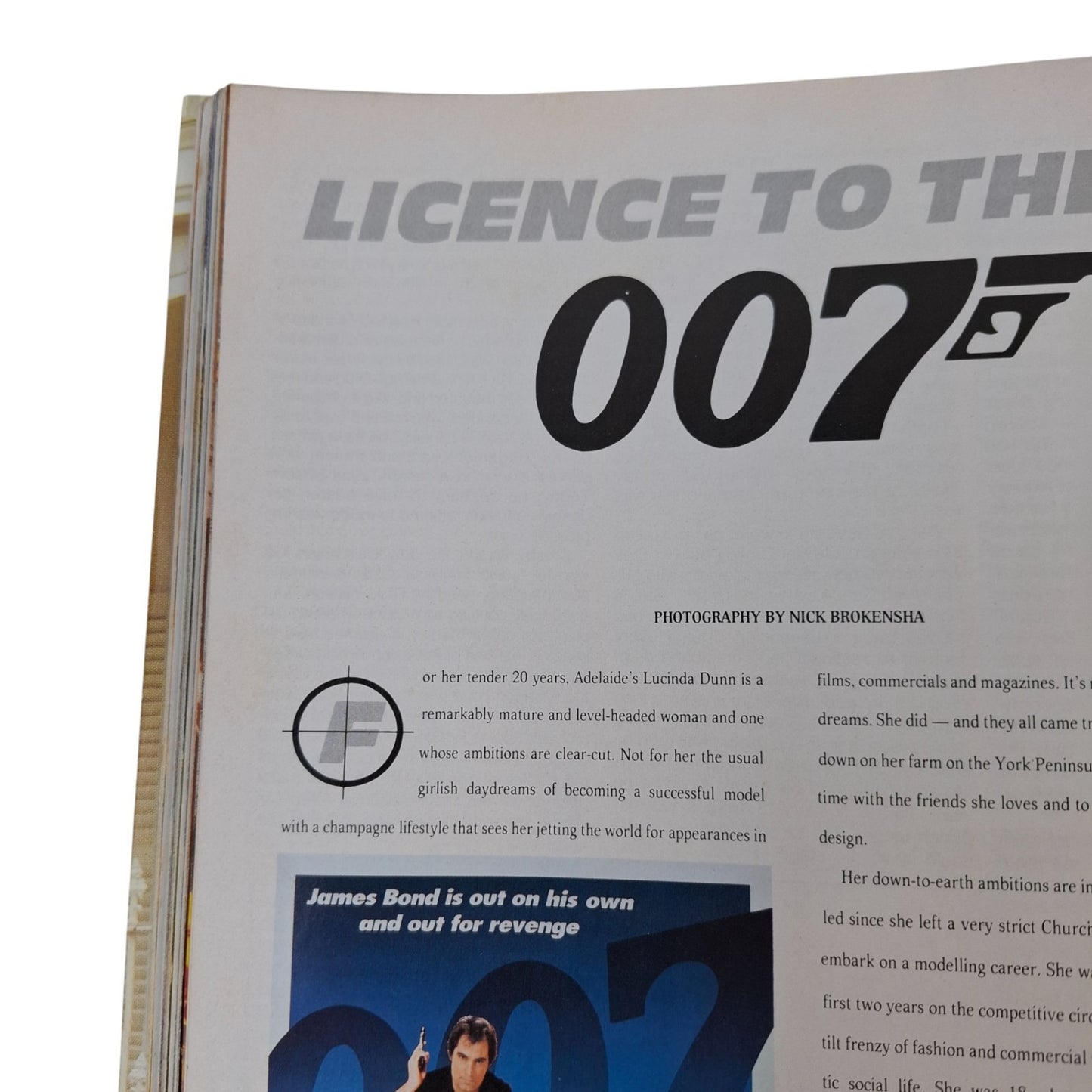 Australian Penthouse Magazine - Black October 1989 Kristina Dwyer